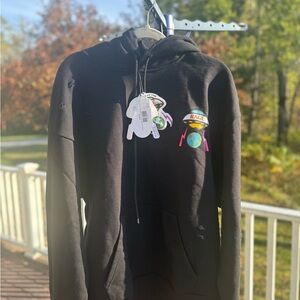 Members of the Rage Distressed Hoodie – Black – Size M BNWT